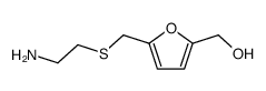 [5-(2-aminoethylsulfanylmethyl)furan-2-yl]methanol Structure
