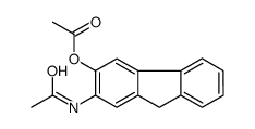 (2-acetamido-9H-fluoren-3-yl) acetate Structure