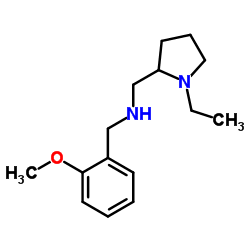 (1-ETHYL-PYRROLIDIN-2-YLMETHYL)-(2-METHOXY-BENZYL)-AMINE结构式