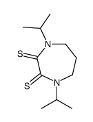 1,4-Diazepine-2,3-dithione, 1,4-diisopropyl-perhydro- Structure