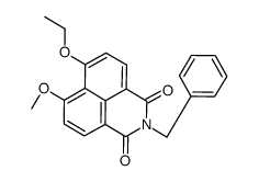 2-benzyl-6-ethoxy-7-methoxybenzo[de]isoquinoline-1,3-dione Structure