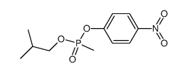 O-isobutyl O'-(p-nitrophenyl) methylphosphonate结构式