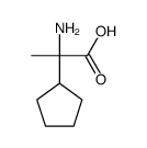 Cyclopentaneacetic acid, alpha-amino-alpha-methyl- (9CI) Structure