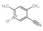 3-Pyridinecarbonitrile,4,6-dimethyl-, 1-oxide structure