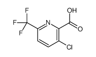 3-Chloro-6-trifluoromethyl-pyridine-2-carboxylic acid Structure