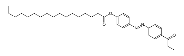 [4-[(4-propanoylphenyl)diazenyl]phenyl] heptadecanoate Structure