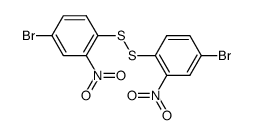 bis-(4-bromo-2-nitro-phenyl)-disulfide结构式