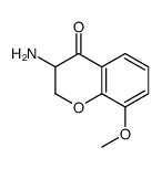4H-1-Benzopyran-4-one,3-amino-2,3-dihydro-8-methoxy-(9CI) Structure