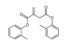 bis(2-methylphenyl) 2-methylidenebutanedioate结构式