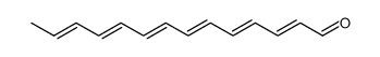 All-trans-2,4,6,8,10,12-tetradecahexaenal Structure