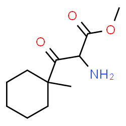 Cyclohexanepropanoic acid, alpha-amino-1-methyl-ba-oxo-, methyl ester (9CI) Structure