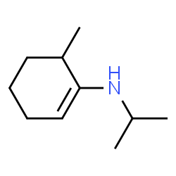 1-Cyclohexen-1-amine,6-methyl-N-(1-methylethyl)-(9CI) Structure