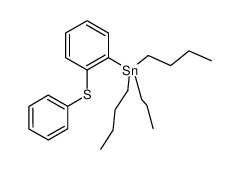 tributyl[2-(phenylthio)phenyl]tin Structure