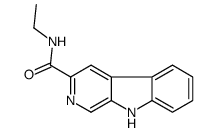 N-ethyl-9H-pyrido[3,4-b]indole-3-carboxamide结构式