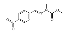 NMETHYLNETHOXYCARBONYLPARANITROBENZALDEHYDEHYDRAZONE结构式