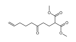 dimethyl 2-(3-oxooct-7-en-1-yl)malonate结构式