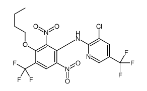 2-Pyridinamine, N-(3-butoxy-2,6-dinitro-4-(trifluoromethyl)phenyl)-3-c hloro-5-(trifluoromethyl)-结构式