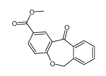 11-OXO-6,11-DIHYDRO-DIBENZO[B,E]OXEPINE-2-CARBOXYLICACIDMETHYLESTER Structure