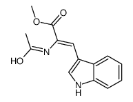 methyl 2-acetamido-3-(1H-indol-3-yl)prop-2-enoate Structure