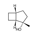 exo-2-methyl-endo-bicyclo[3.2.0]heptan-2-ol结构式