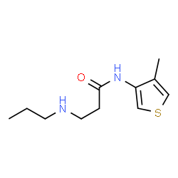 Propionamide, N-(4-methyl-3-thienyl)-3-(propylamino)- (8CI) picture