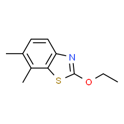 Benzothiazole, 2-ethoxy-6,7-dimethyl- (9CI)结构式