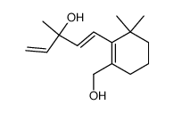 (E)-1-(2-(hydroxymethyl)-6,6-dimethylcyclohex-1-en-1-yl)-3-methylpenta-1,4-dien-3-ol Structure