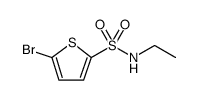 5-Bromo-thiophene-2-sulfonic acid ethylamide结构式