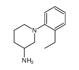 3-Piperidinamine,1-(2-ethylphenyl)-(9CI) Structure