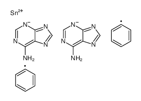 bis(adeninato-N(9))-diphenyltin IV Structure