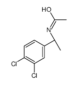 N-[(1S)-1-(3,4-dichlorophenyl)ethyl]acetamide Structure
