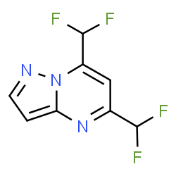 5,7-Bis-difluoromethyl-pyrazolo[1,5-a]pyrimidine-结构式