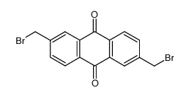 2,6-bis-bromomethyl-anthraquinone-9,10 Structure