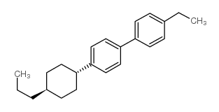 4-Ethyl-4'-(trans-4-propylcyclohexyl)-1,1'-biphenyl structure