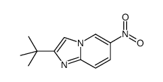 2-tertiary-butyl-6-nitroimidazo[1,2-a]pyridine结构式
