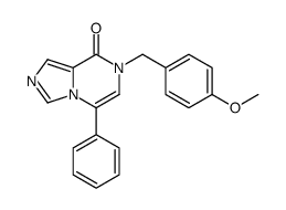 7-[(4-methoxyphenyl)methyl]-5-phenylimidazo[1,5-a]pyrazin-8-one Structure