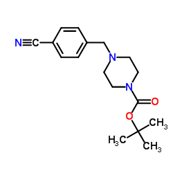 1-Boc-4-(4-Cyanobenzyl)piperazine structure