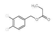 (3,4-dichlorophenyl)methyl propanoate结构式