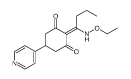 2-[1-(ethoxyamino)butylidene]-5-pyridin-4-ylcyclohexane-1,3-dione Structure