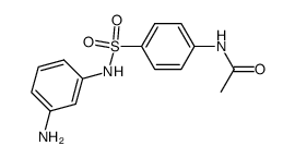 N-acetyl-sulfanilic acid-(3-amino-anilide) Structure