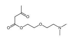 2-[2-(dimethylamino)ethoxy]ethyl acetoacetate结构式