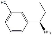 3-((1R)-1-AMINOPROPYL)PHENOL结构式