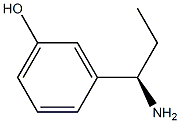 3-((1R)-1-AMINOPROPYL)PHENOL Structure