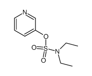 N,N-diethyl pyridin-3-yl O-sulfamate结构式