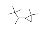 (Z)-1,1-dimethyl-2-(3,3-dimethyl-2-butylidene)cyclopropane结构式
