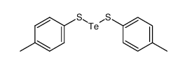 bis(p-tolylthio)tellurium结构式