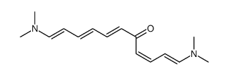 1,11-bis(dimethylamino)undeca-1,3,6,8,10-pentaen-5-one结构式