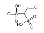 2-oxoethane-1,1-disulfonic acid结构式