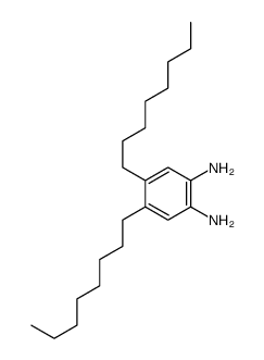 4,5-dioctylbenzene-1,2-diamine结构式