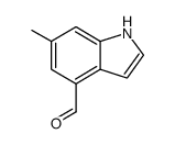 1H-Indole-4-carboxaldehyde, 6-Methyl- structure